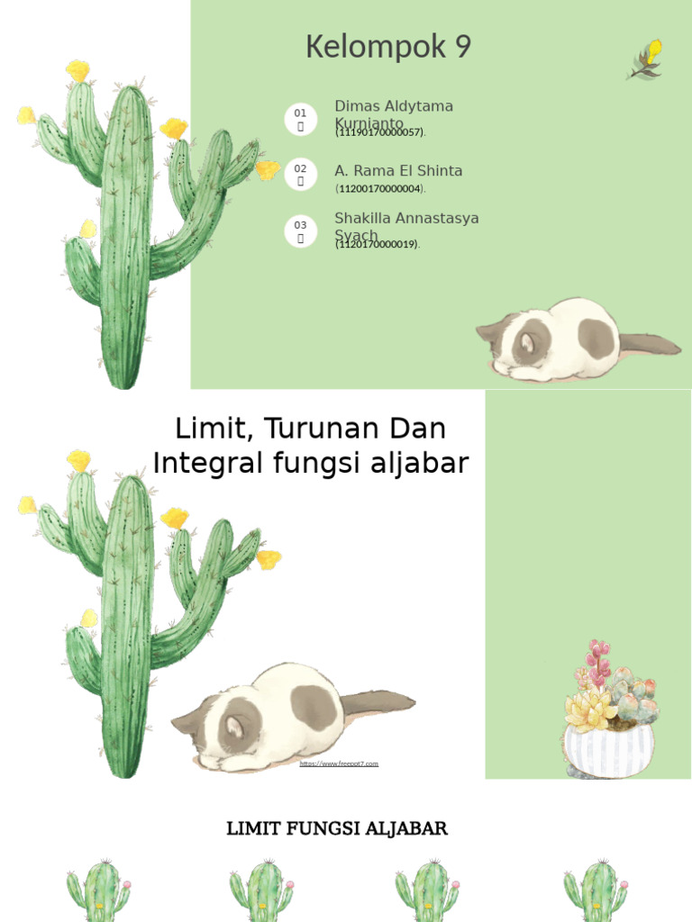 Limit turunan dan integral pdf