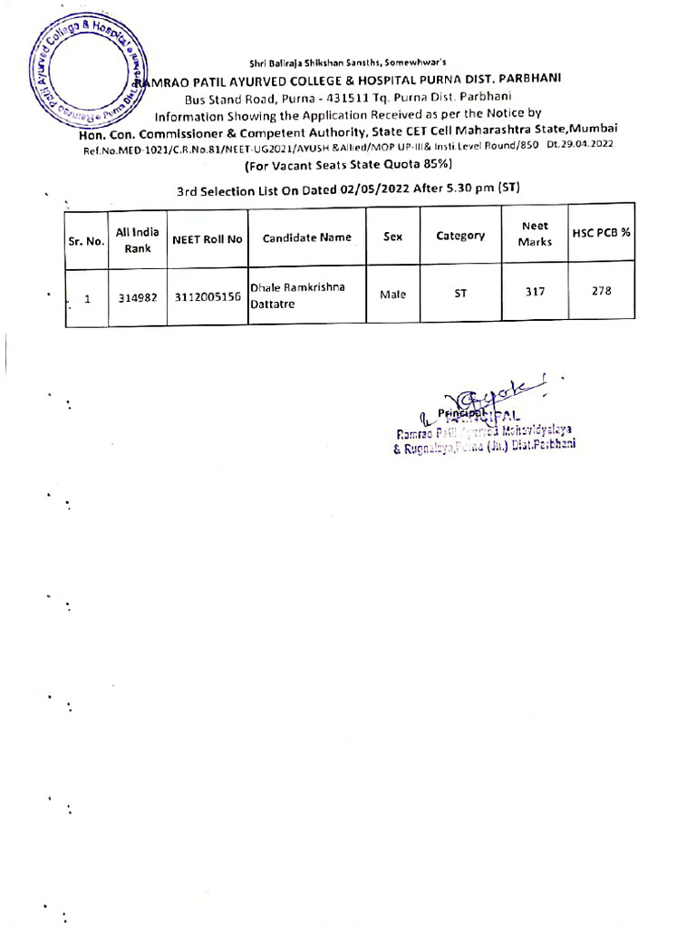 Selection List | PDF