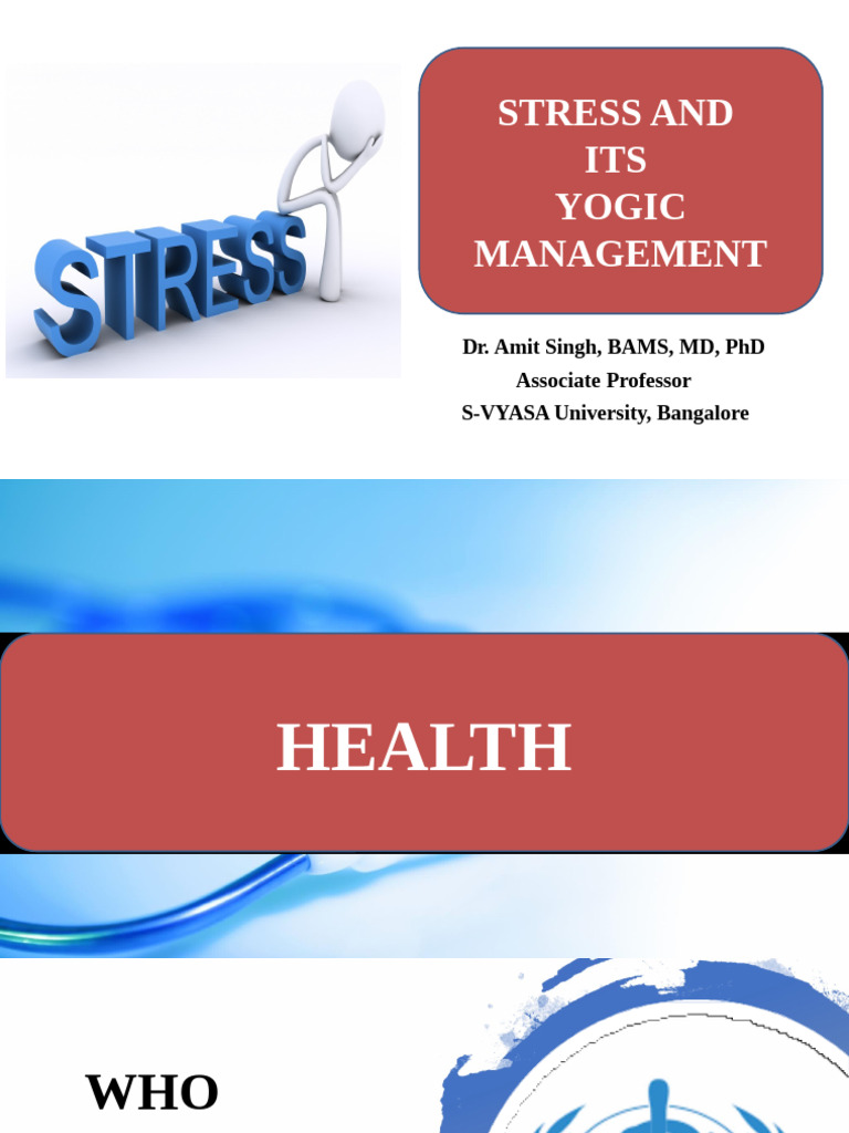 Yogic Management of Stress and Health | PDF | Stress (Biology ...