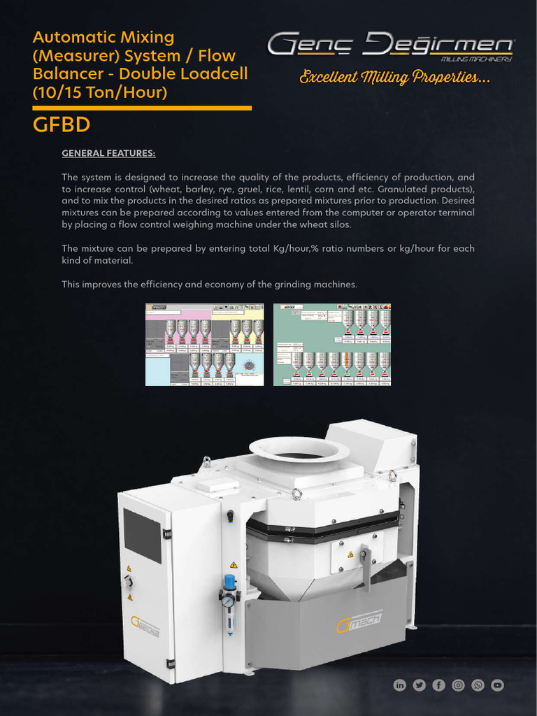 Flow Balancer Double Loadcell Datasheet Genc | PDF