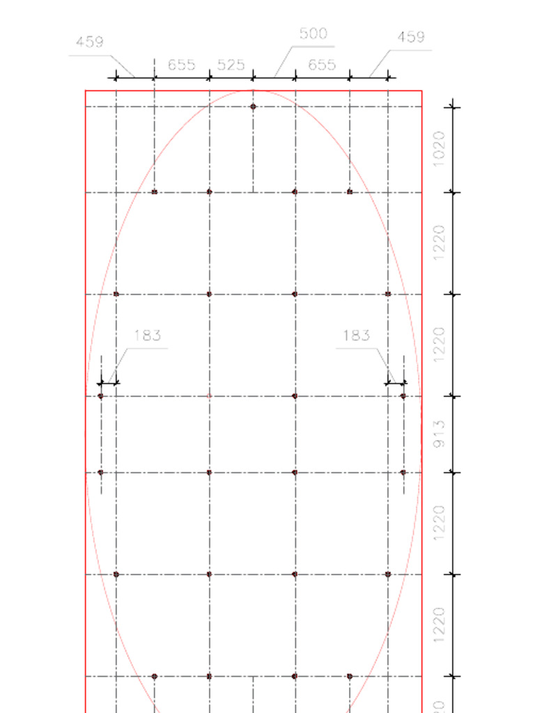 Stud Position for Ball Room Chandelier Ceiling | PDF