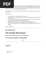Download Igor Shafarevich the Socialist Phenomenon by Priyanka Mukherjee SN80248629 doc pdf
