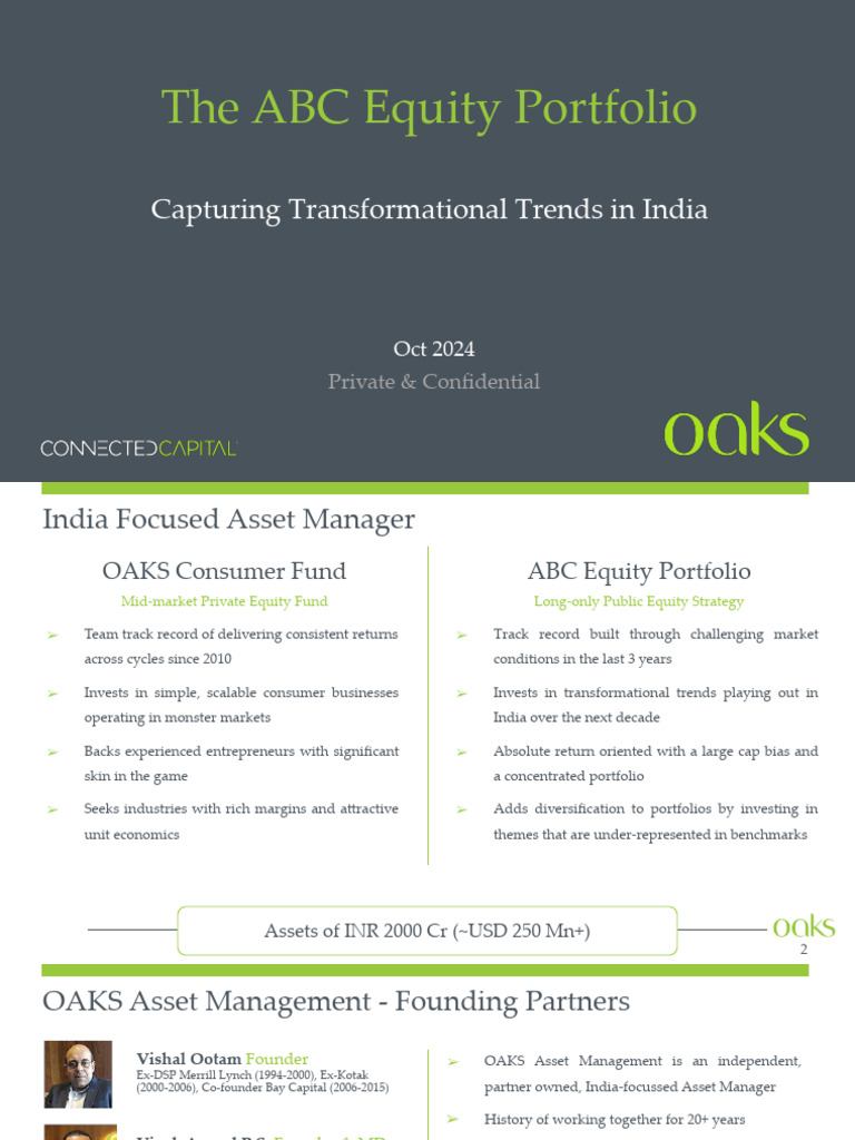 ABC Equity Portfolio: India Investment Strategy | PDF | Investing ...