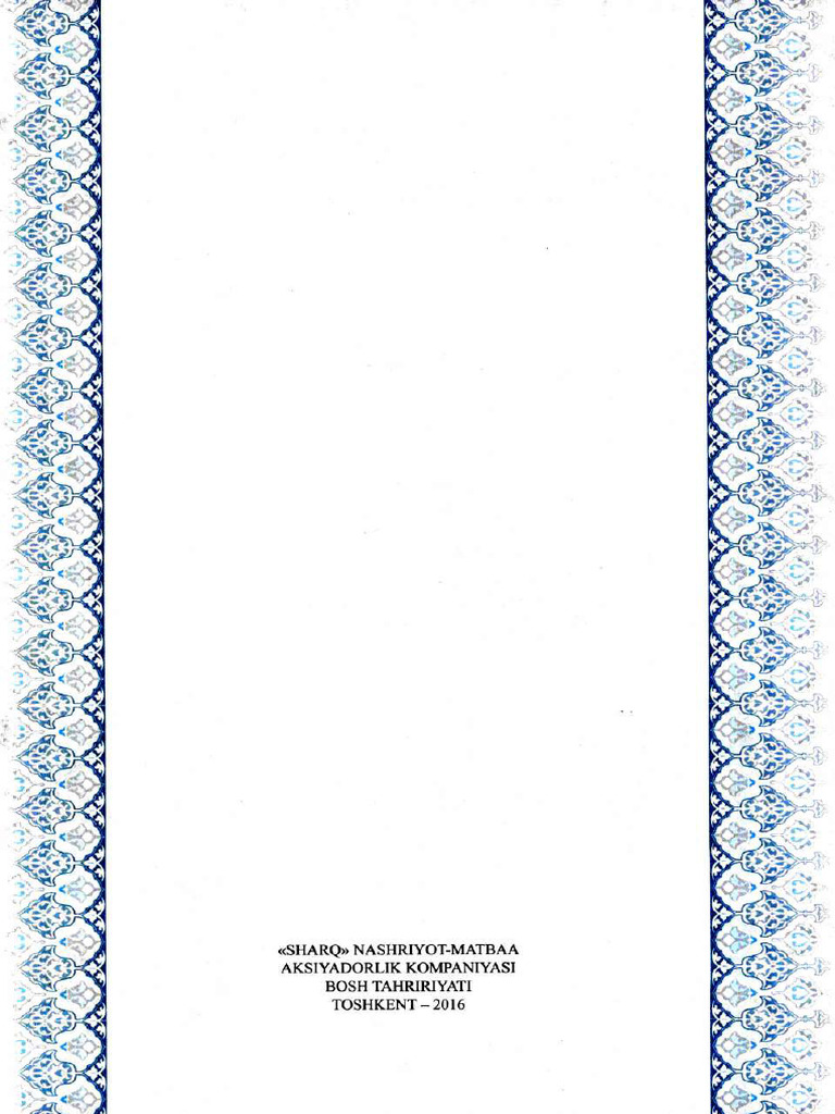 HAMSA (Alisher Navoiy) | PDF