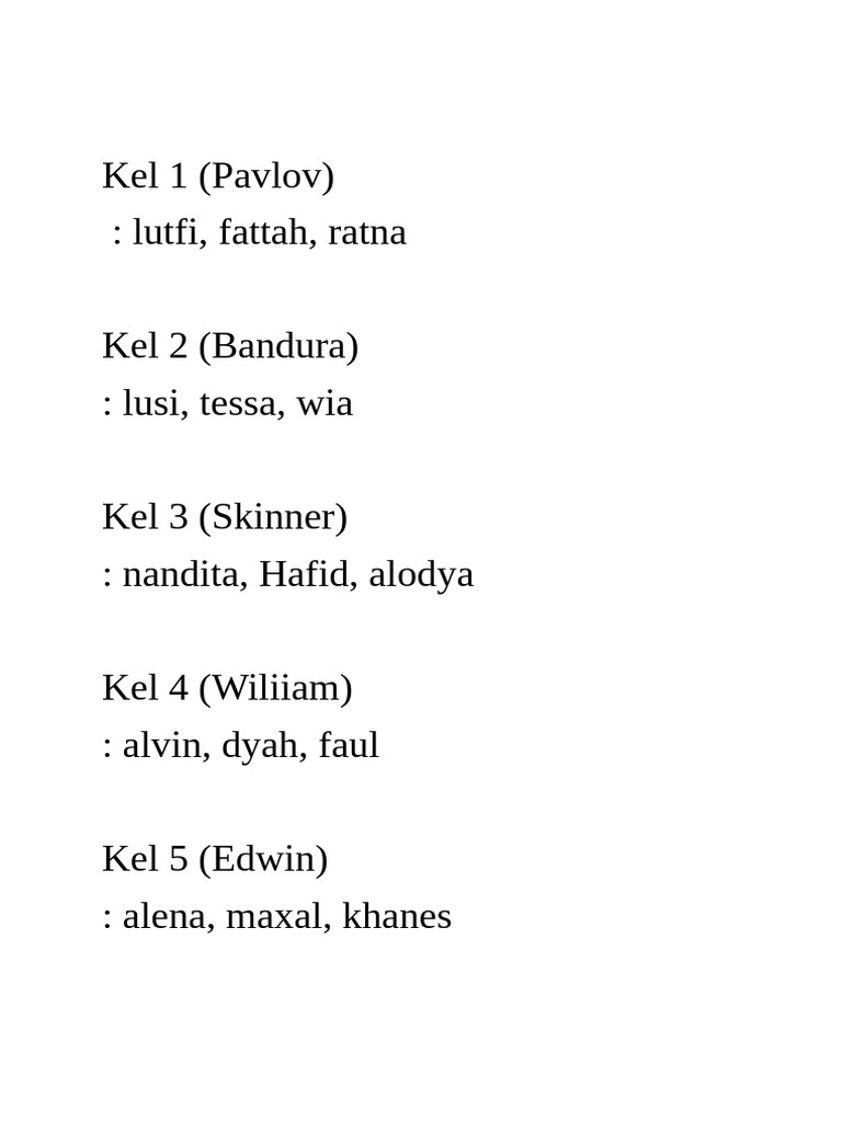 Kel 1 | PDF