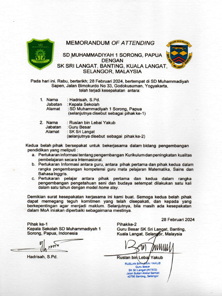 Memorandum 4 | PDF