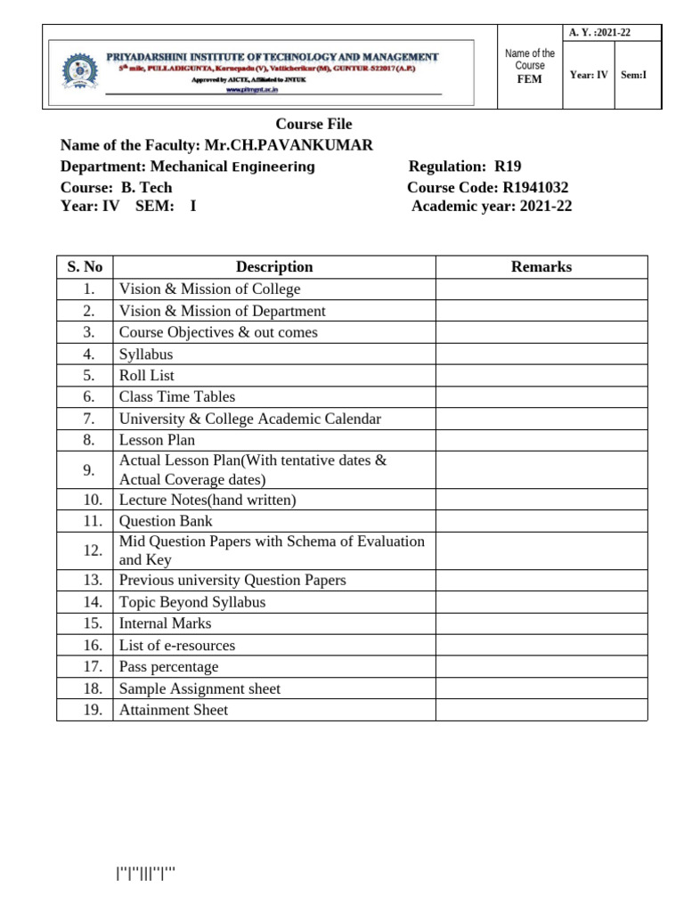 Finite Element Methods Course Overview | PDF | Finite Element Method ...