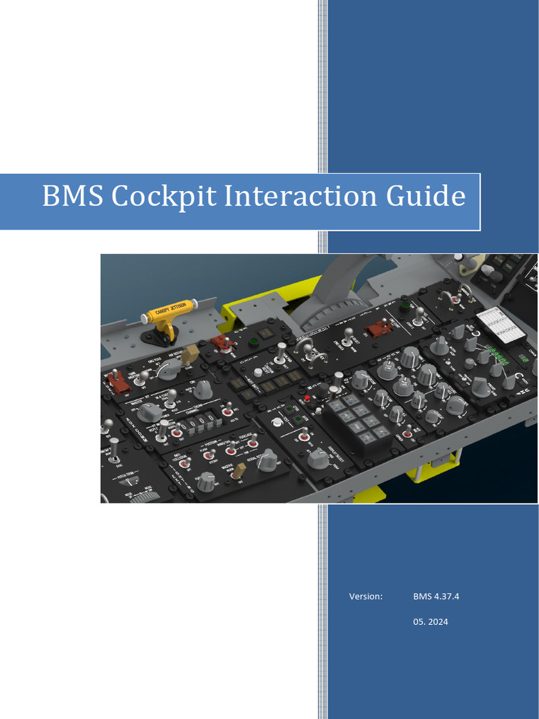 BMS Cockpit Interaction Guide 4.37.4 | PDF | Aircraft | Aerospace