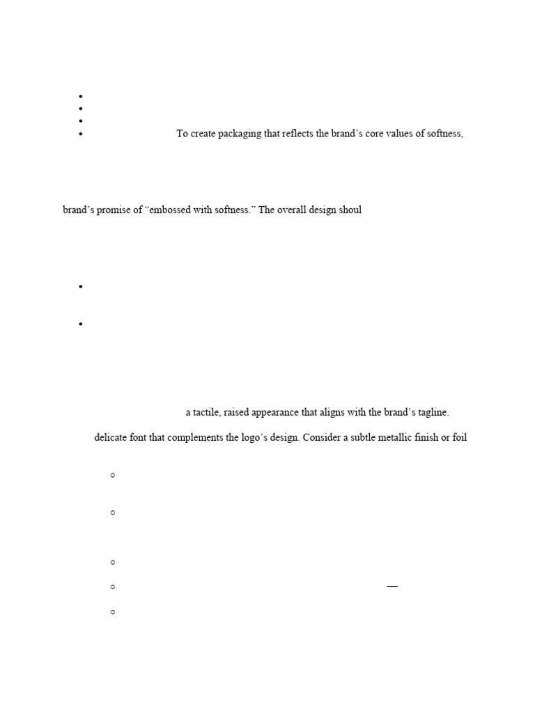 Packaging Design Prompt For PureSoft | PDF | Typefaces | Brand