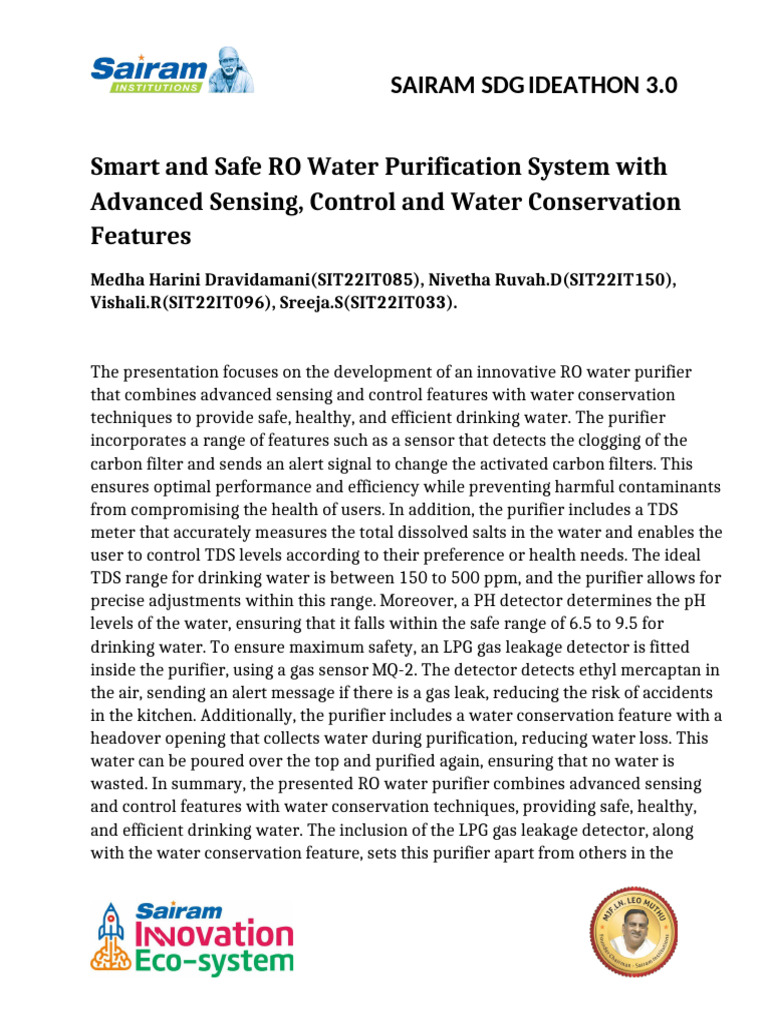 Smart RO | PDF