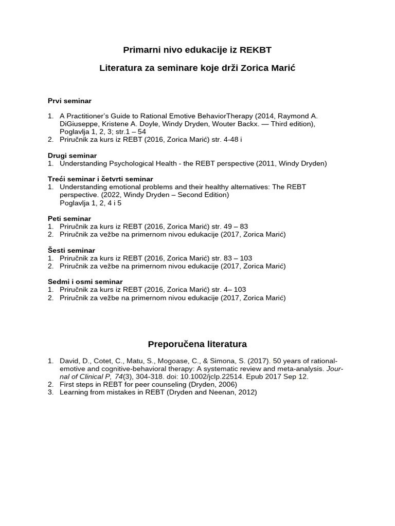LITERATURA Primarni 2023 | PDF