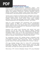 Download IPTV Masih Terganjal Regulasi Di Indonesia by Dwiky Satria SN80253208 doc pdf