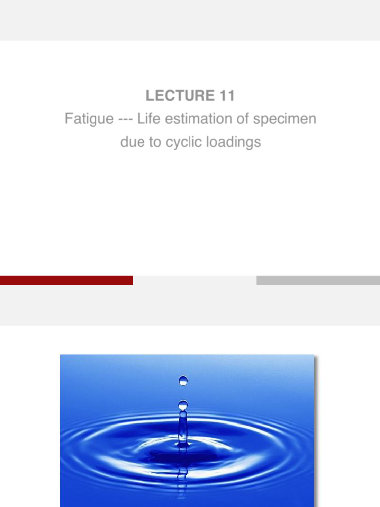 Fatigue Life Estimation Guide | PDF | Fatigue (Material) | Fracture