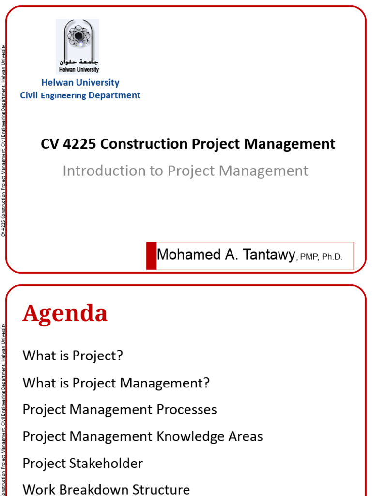 Construction Project Management Overview | PDF | Project Management ...