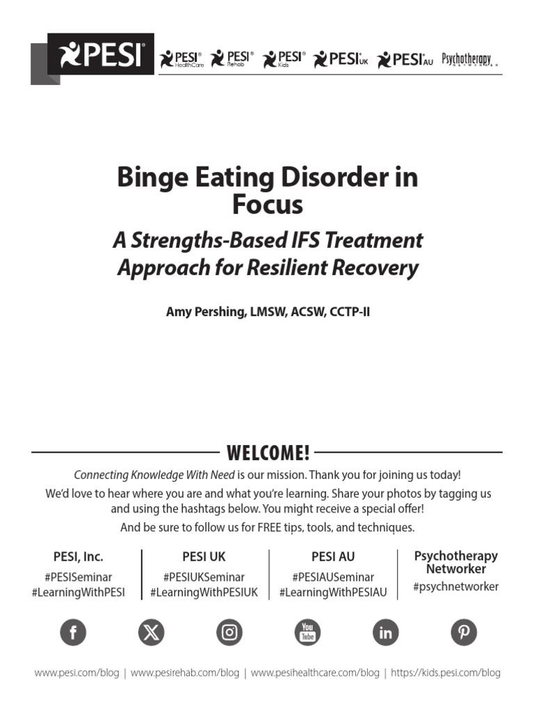 IFS Treatment for Binge Eating Disorder | PDF | Attention Deficit ...