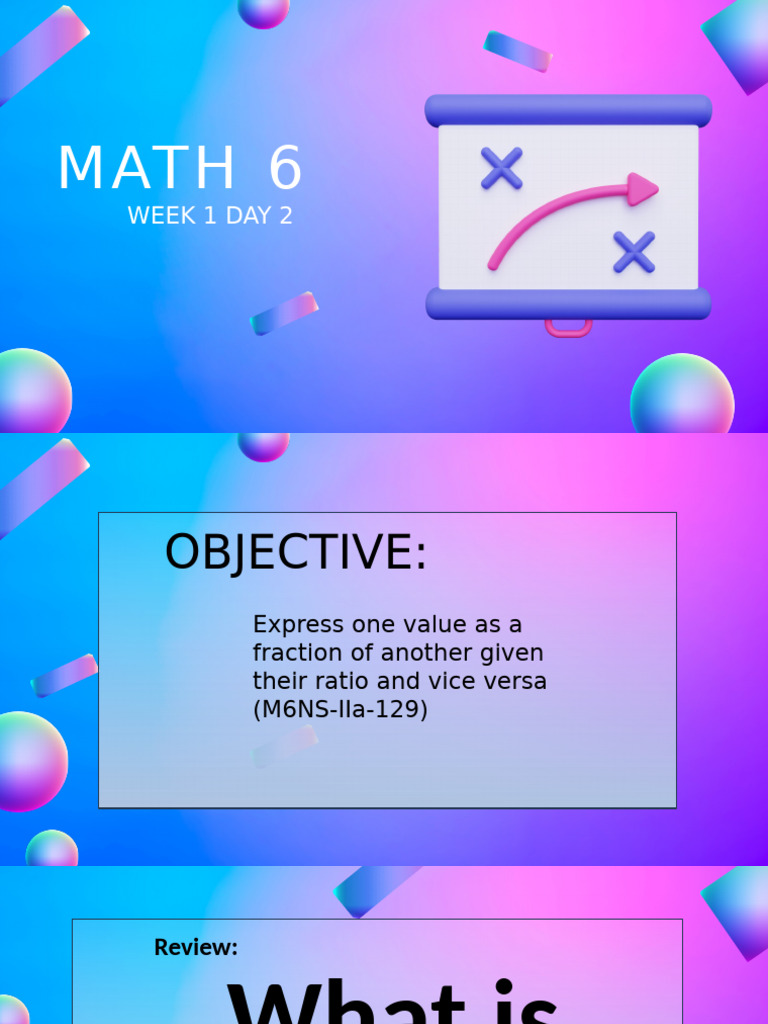 MATH 6 WEEK 1 DAY 2 | PDF
