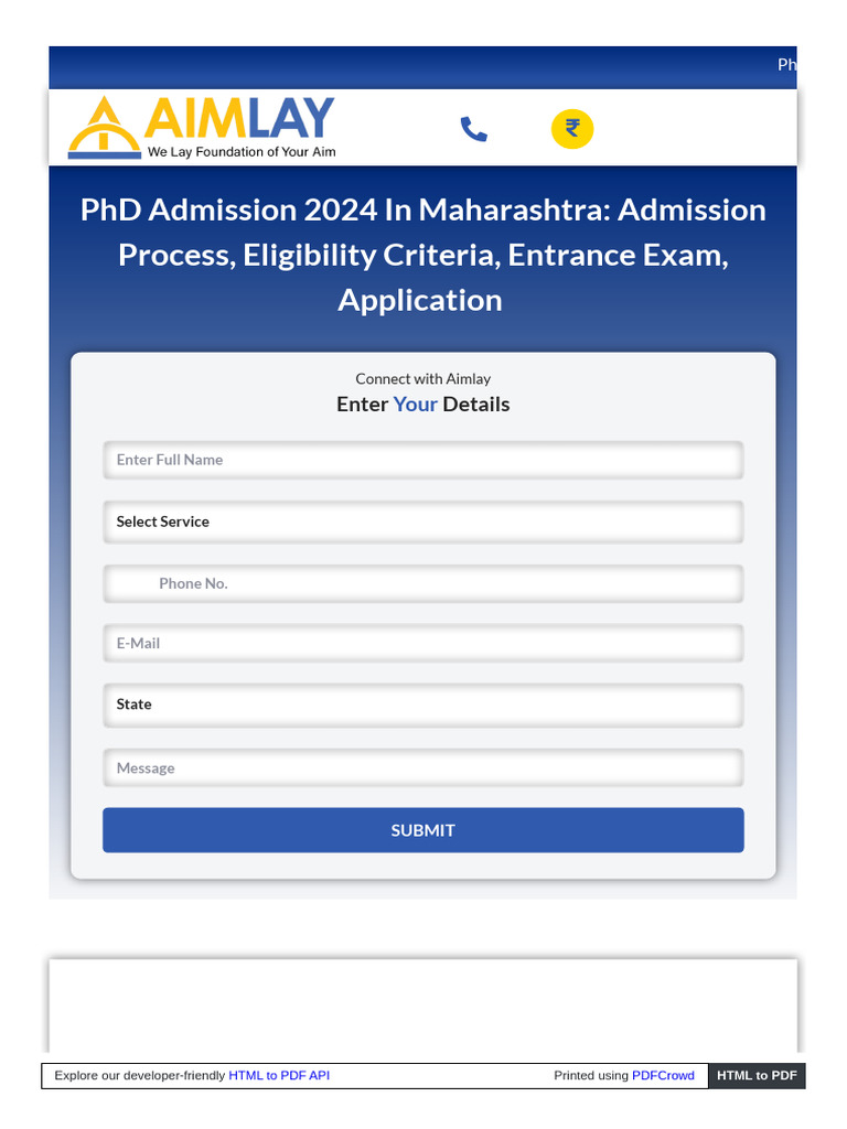 PhD Admission 2024: Your Path to Academic Excellence | PDF | Doctor Of ...