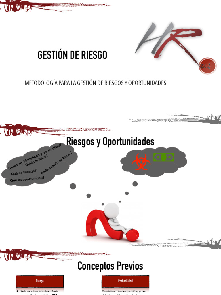 Gestión de Riesgos y Oportunidades | PDF | Riesgo | Incertidumbre