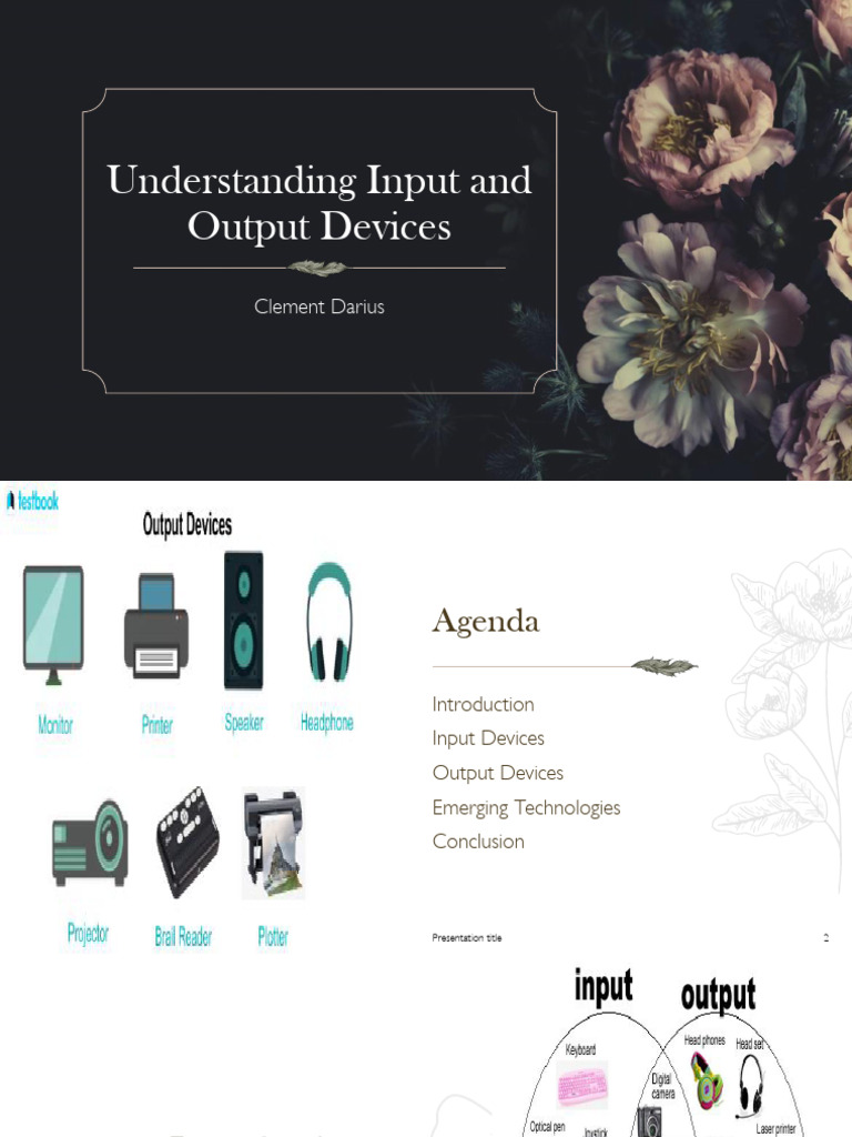 Understanding Input and Output Devices | PDF | Image | Input/Output