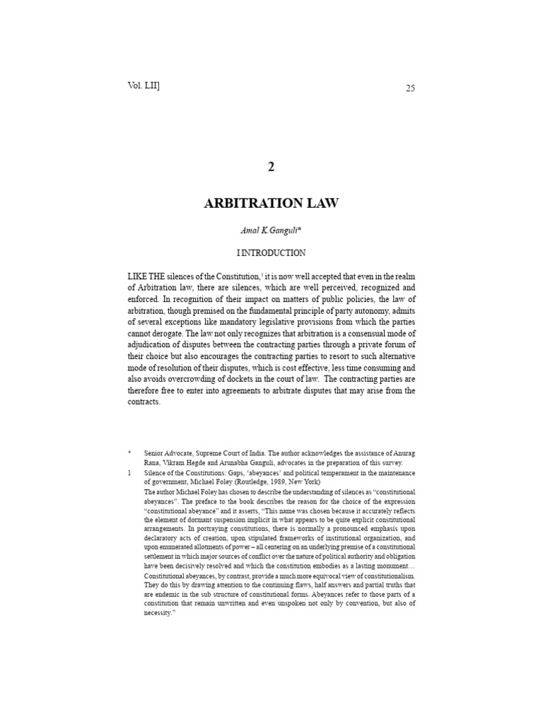 2016 Aribitration Law (25-66) | PDF | Arbitration | Lawsuit