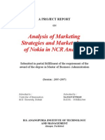 Analysis of Marketing Strategies and Market Share of Nokia in NCR