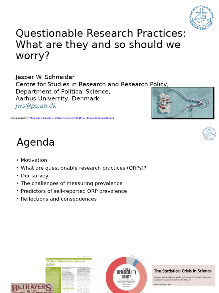 Understanding Questionable Research Practices | PDF | Incentive | Cognition