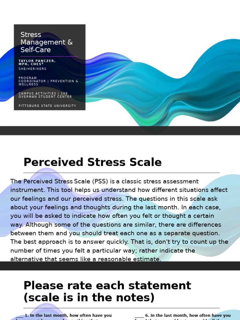 Stress Management | PDF | Stress (Biology) | Relaxation (Psychology)