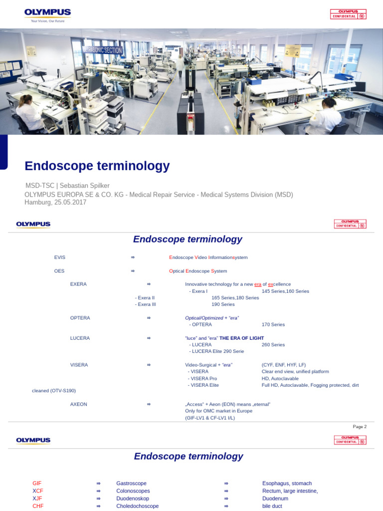 Endoscope Terminology Guide | PDF | Digestive System | Gastroenterology