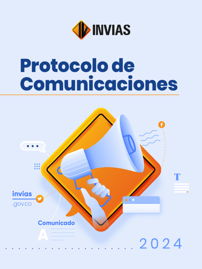 Protocolo Comunicaciones 2024 Invias | PDF | Red mundial | Internet y web