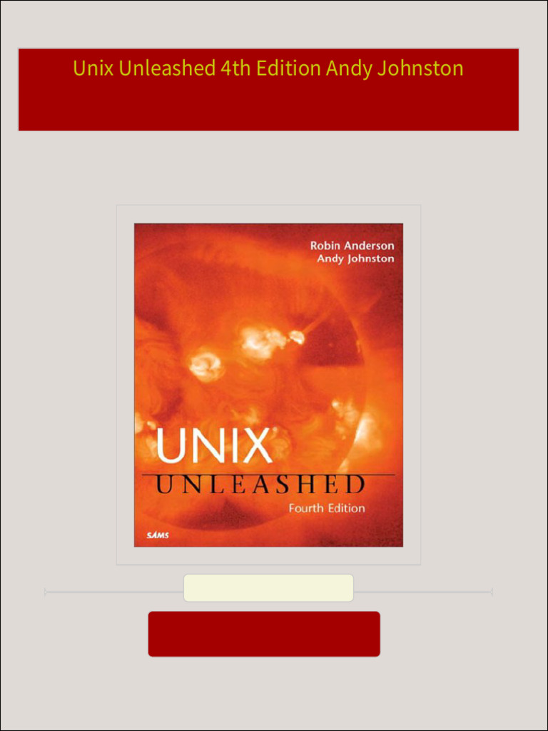 Unix Unleashed 4th Edition Andy Johnston 2024 Scribd Download | PDF ...