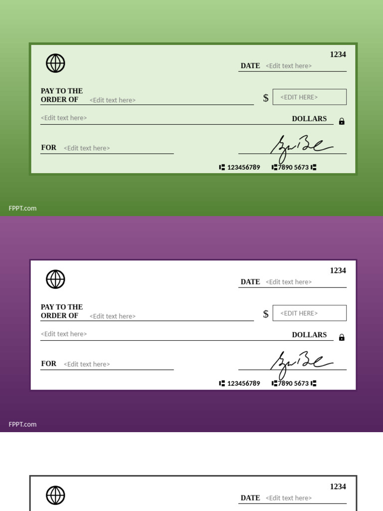 3060 Blank Check Template | PDF