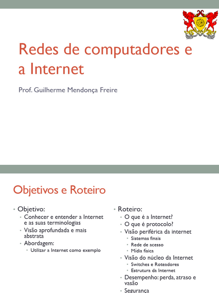 Estrutura e Funcionamento da Internet | PDF | Rede de computadores ...
