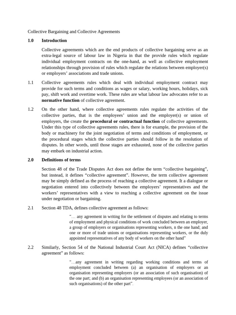 Understanding Collective Bargaining Law | PDF | Collective Bargaining ...
