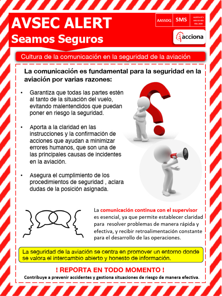 Safety AVSEC Comunicaciones | PDF