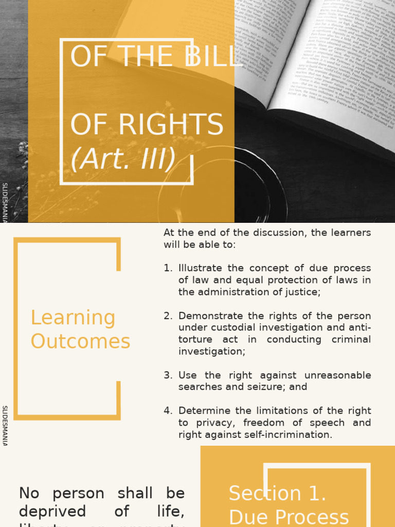 Understanding the Bill of Rights | PDF | Bail | Ex Post Facto Law