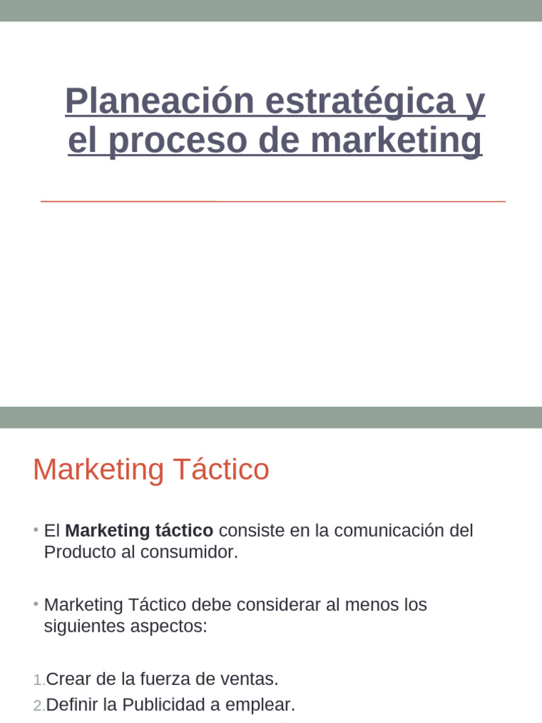 2. PLANEACION ESTRATEGICA DE MARKETING | PDF | Marketing | Planificación