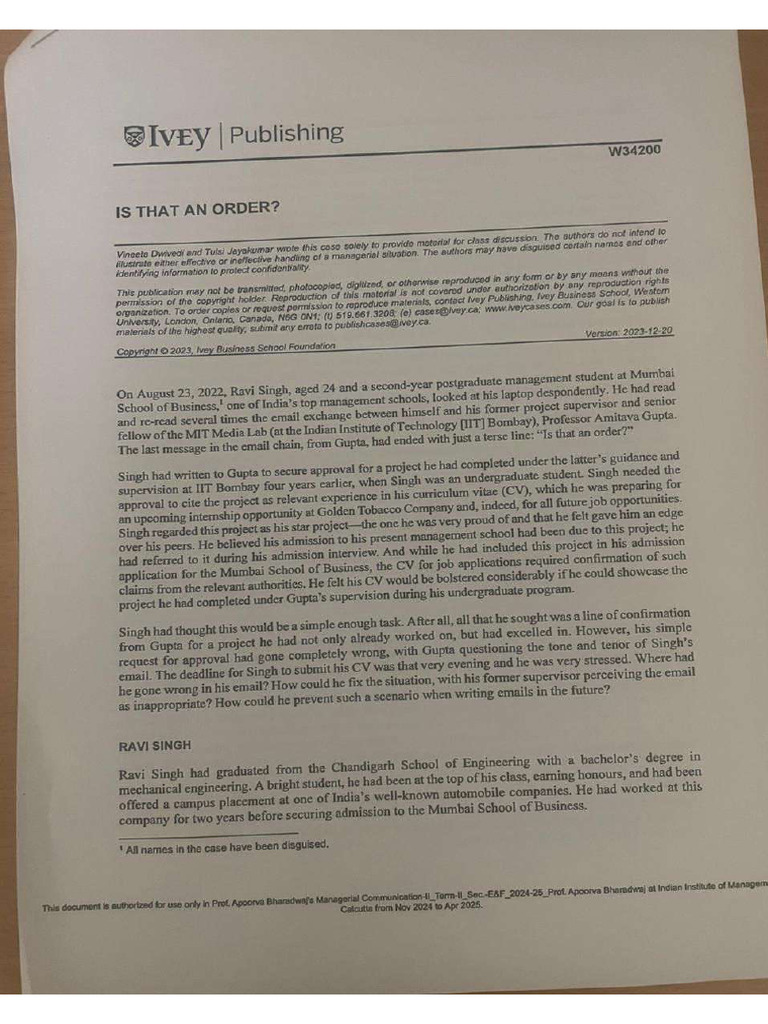 Case Assignment | PDF