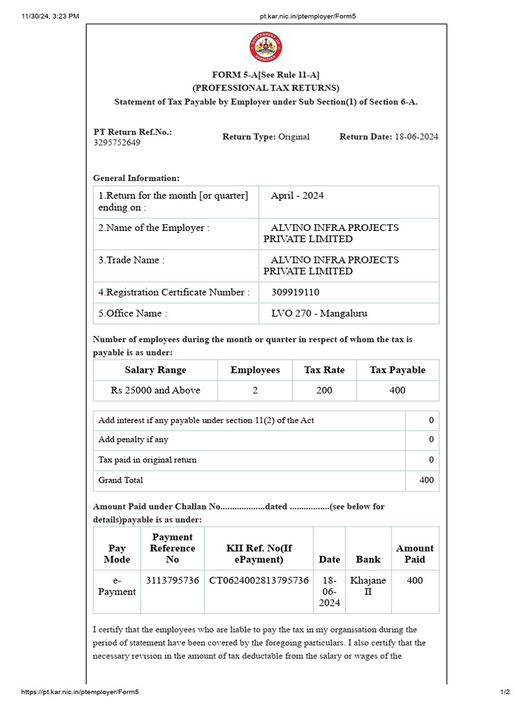 Employer Tax Return Submission Form | PDF | Salary | Taxes