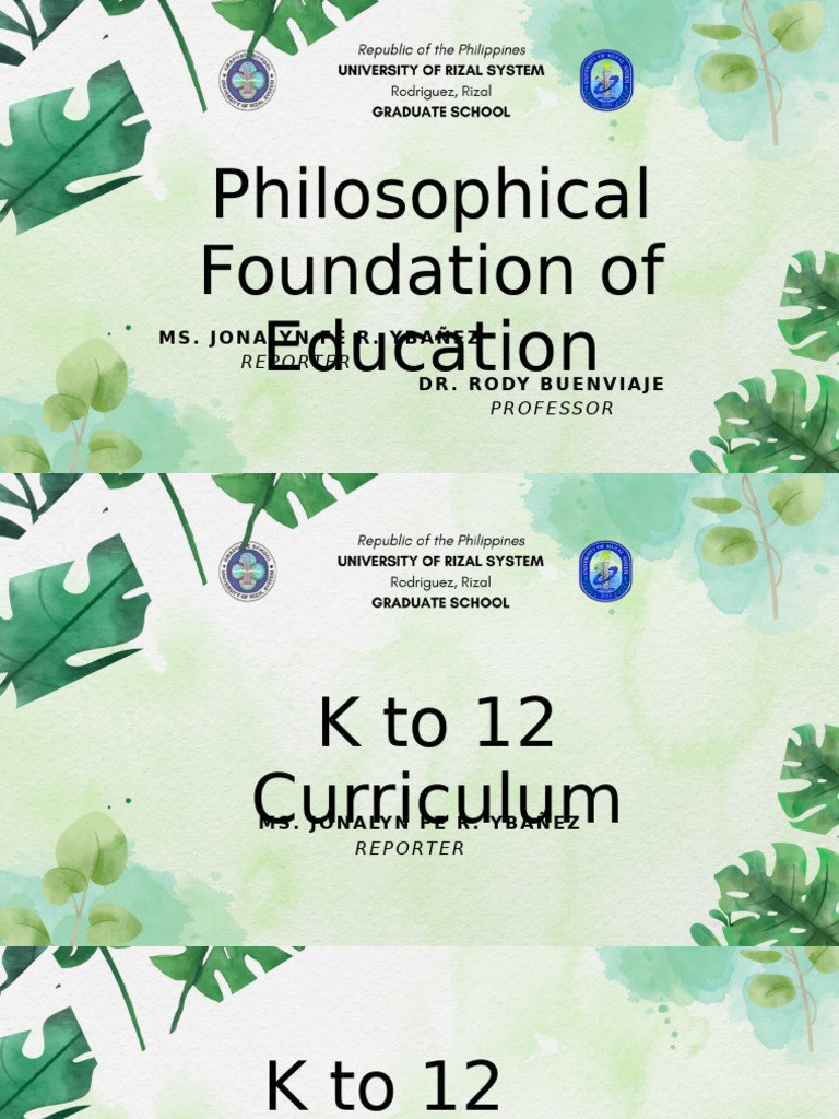 Ppt educ201 kto12 curriculum and spiral progression pdf curriculum