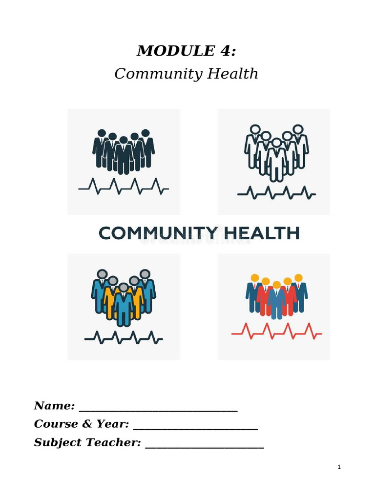 Community Health and Wellness Guide | PDF | Waste | Preventive Healthcare