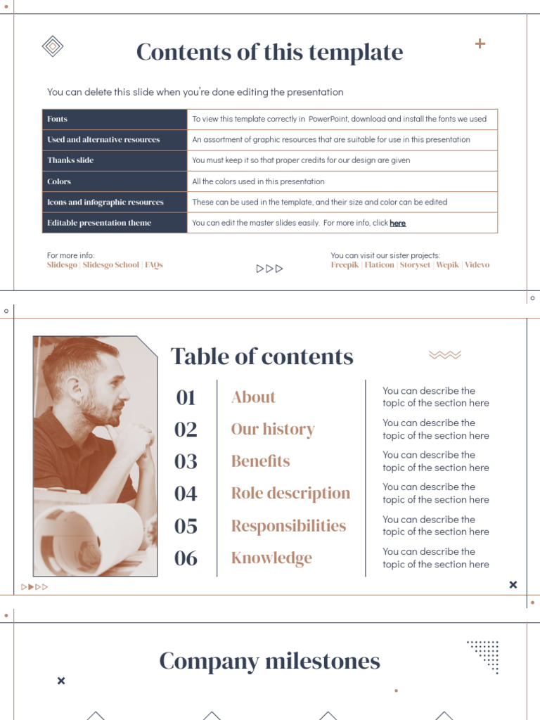 Product Manager Job Description by Slidesgo | PDF | Planets | Planets ...