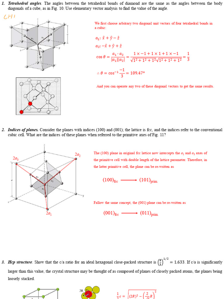 固態物理 | PDF | Crystal Structure | Euclidean Geometry