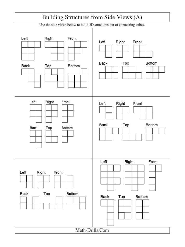 3D Structures from Side Views Guide | PDF