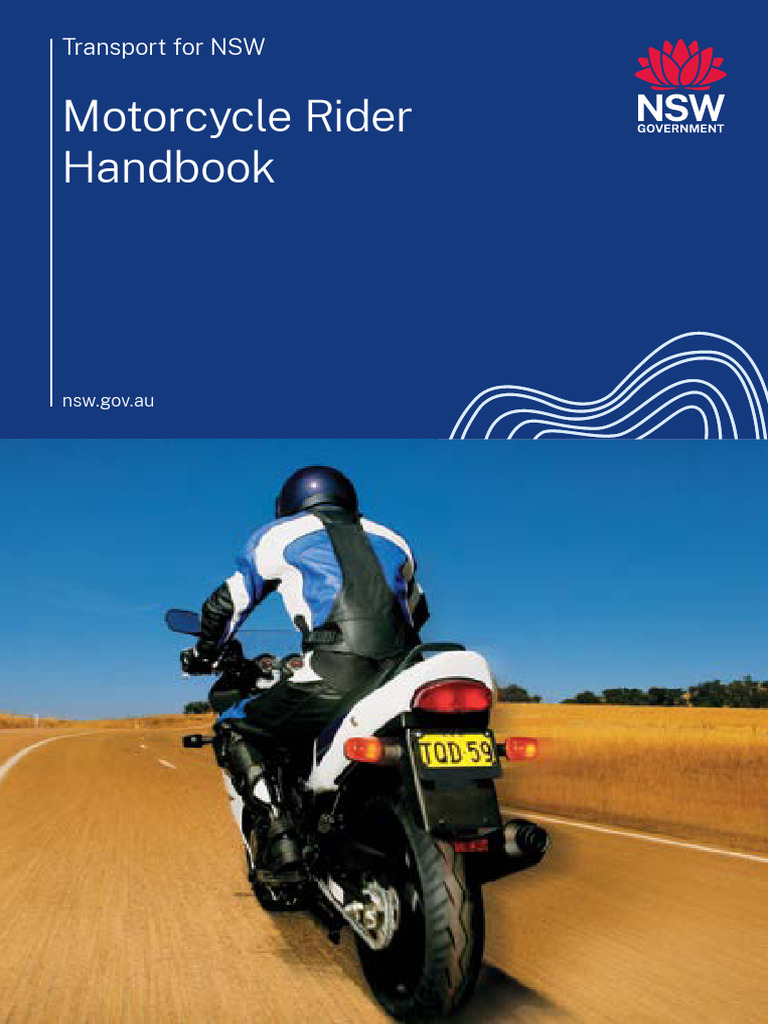 NSW Motorcycle Rider Handbook Guide | PDF | Land Transport | Transport