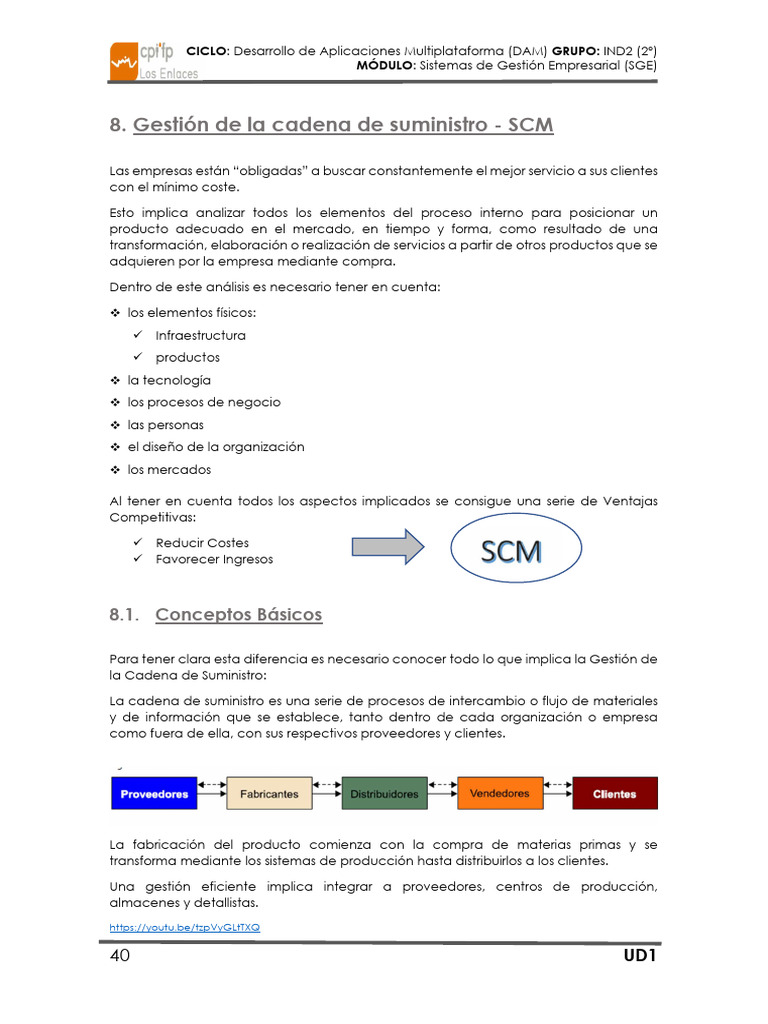 8-Gestión de Cadena de Suministro | PDF | Gestión de la cadena de ...
