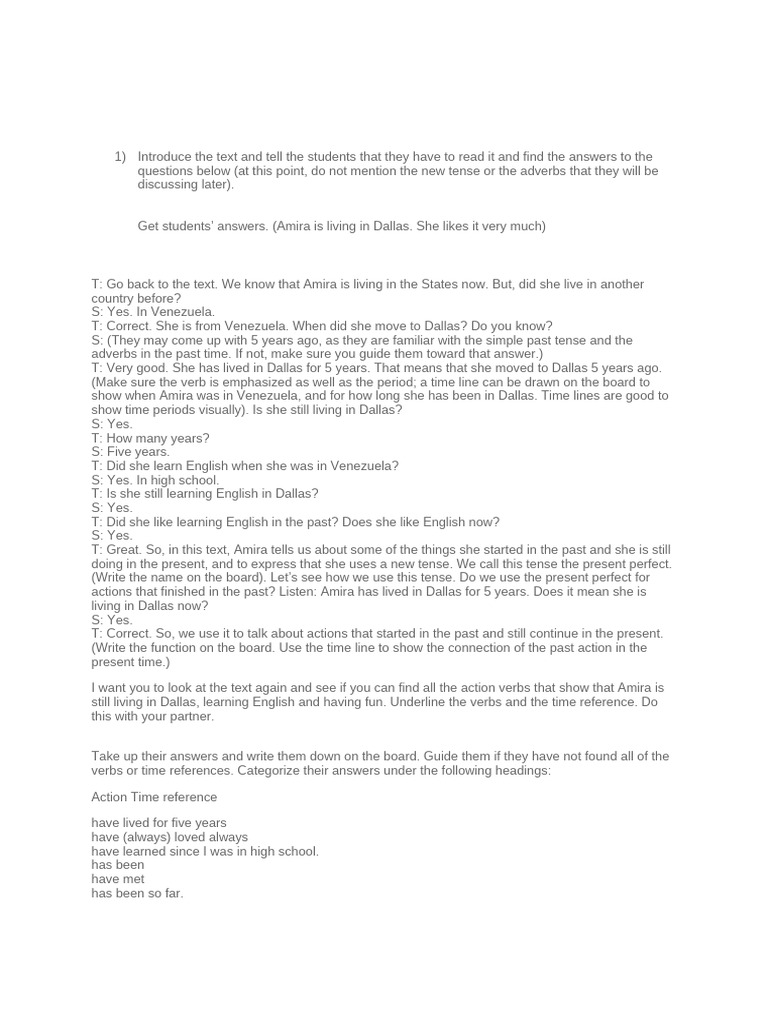 Extra Present Perfect Tense | PDF | Grammatical Tense | Verb