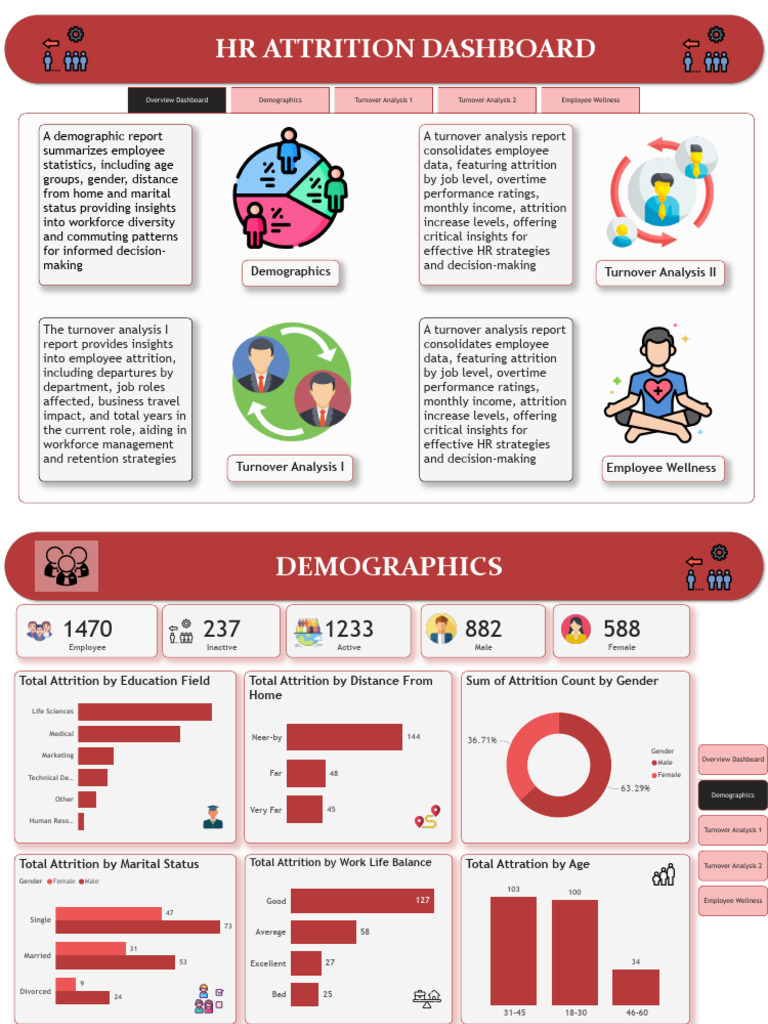 HR ANALYTICS DASHBOARD Data Analyst Cyndi Naitili | PDF | Turnover ...
