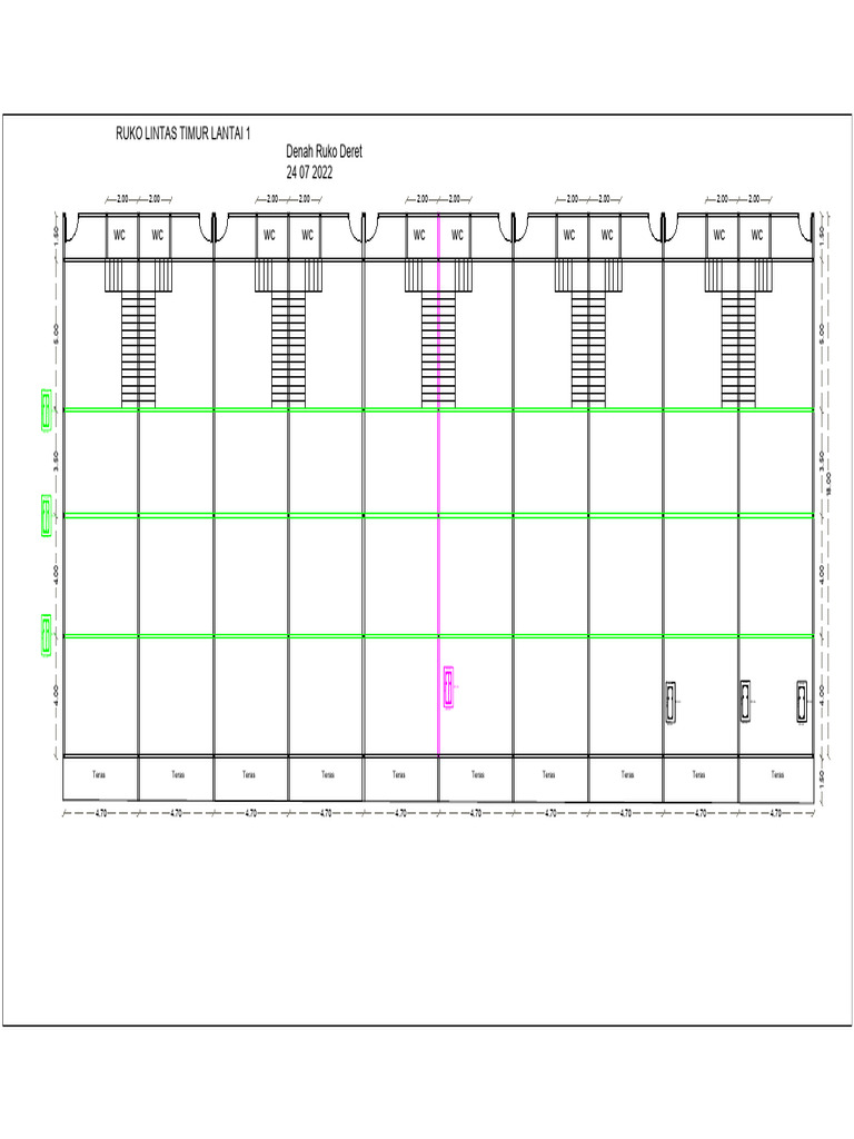 Ruko Lintas Timur Floor Plan Details | PDF