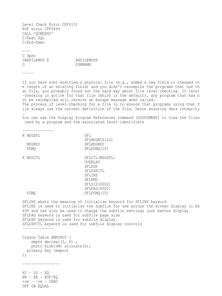 Qsysopr break handling programmer