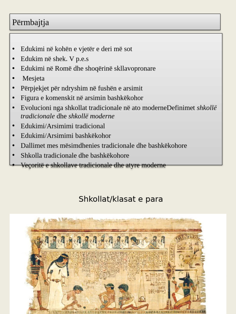 Ligj. 3.1 Shkolla Tradicionale - Dhe - Bashkekohore | PDF